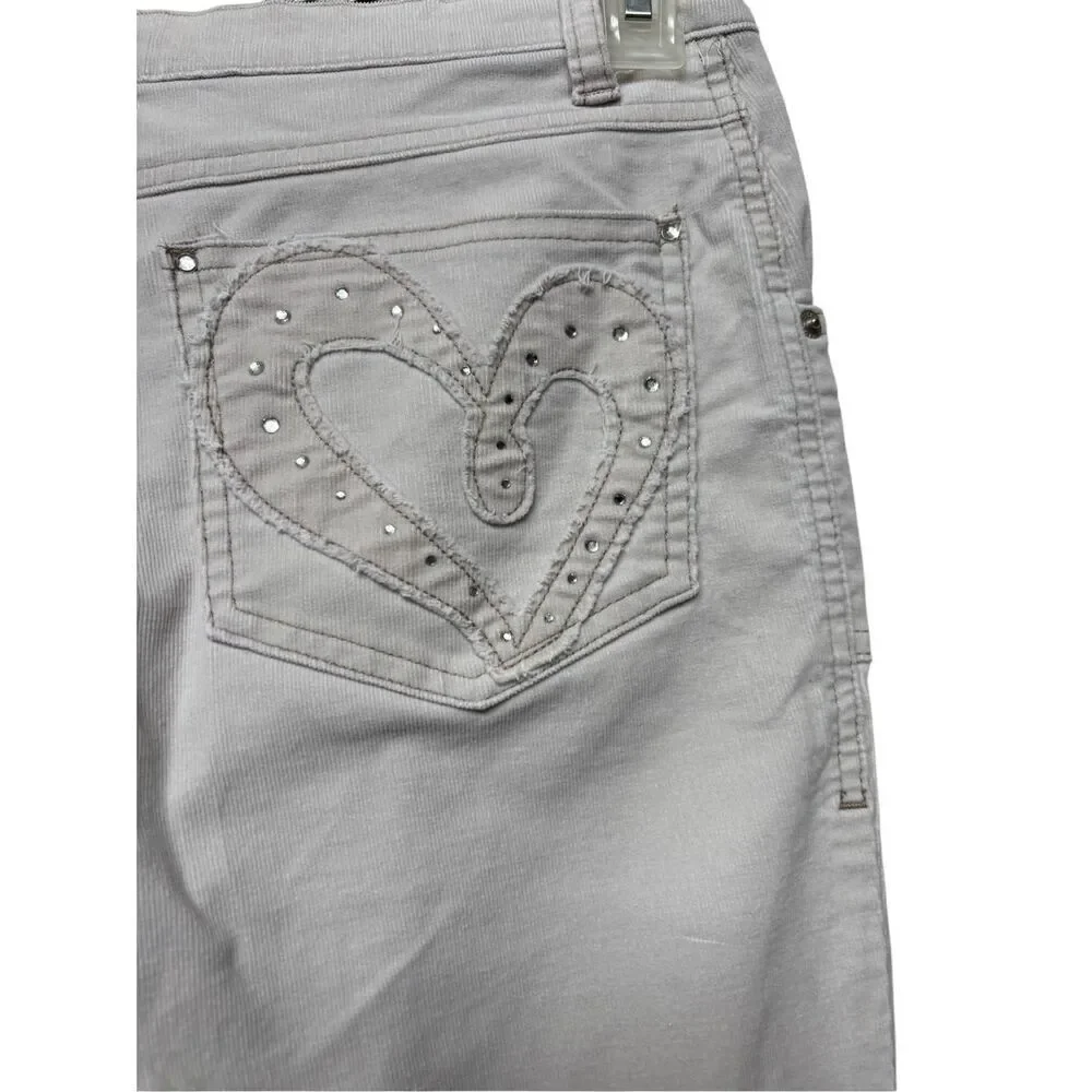 Justice corduroy jeans size 16